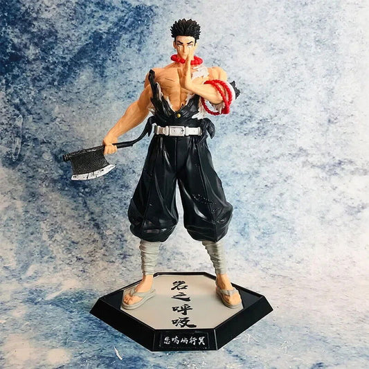 Gyomei Himejima Figure, Stone Hashira Demon Slayer Kimetsu No Yaiba Figurines