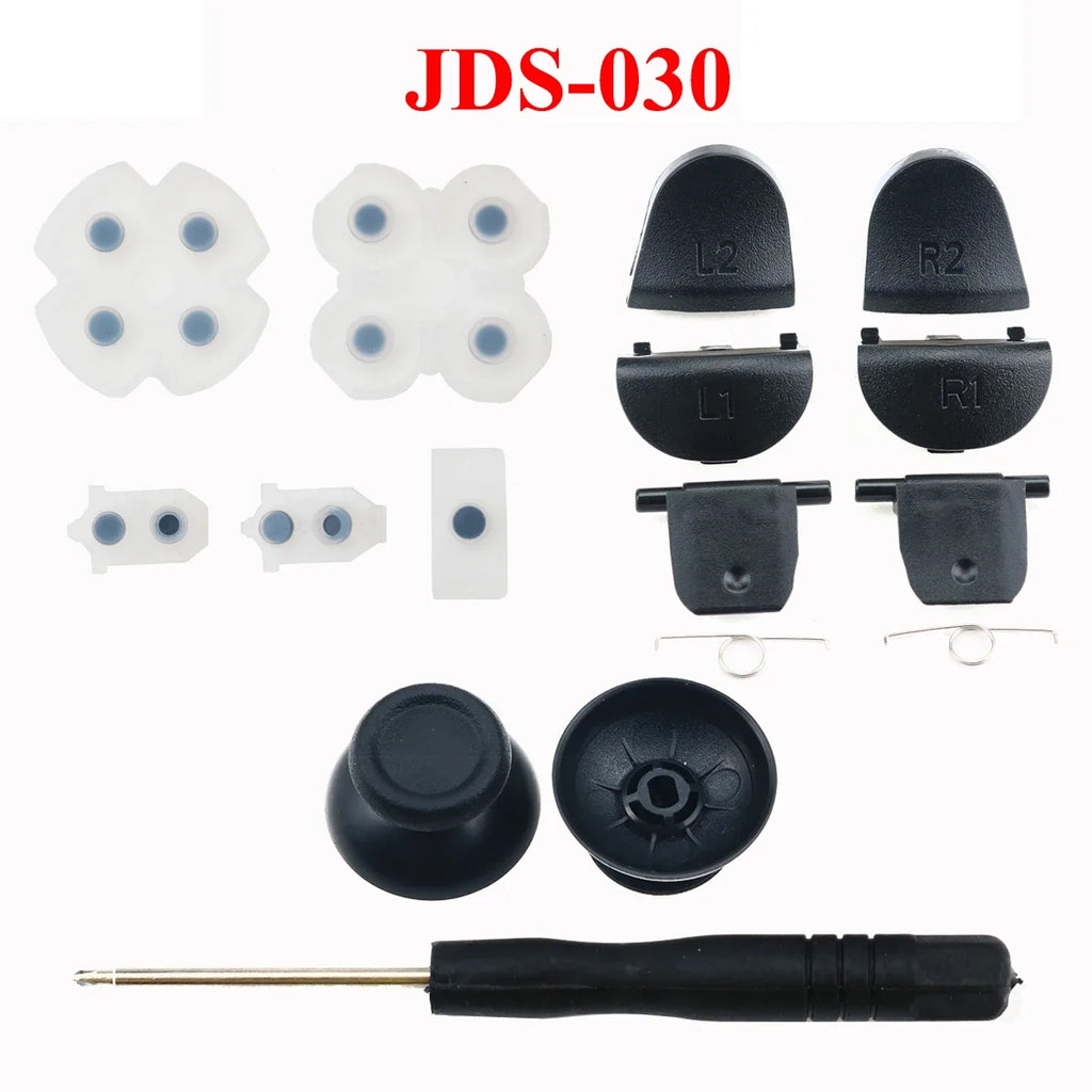 PS4 Trigger Button and Analog Stick Mod Kit | Compatible with JDS JDM 030 040 011 050 055 Controllers
