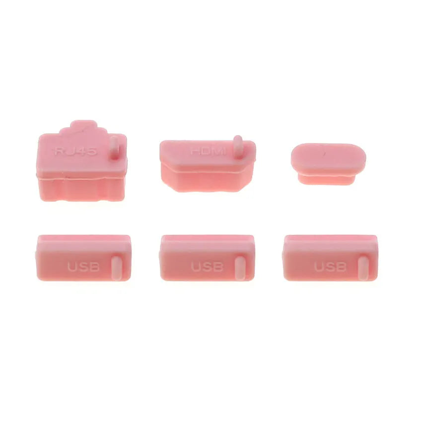 1 Set Silicone Dust Plug Set | Anti-Dust Cover for PS5, PS4, PS3 Console