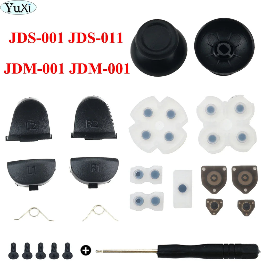 PS4 Controller Mod Kit | Replacement Trigger Buttons and Analog Stick Caps