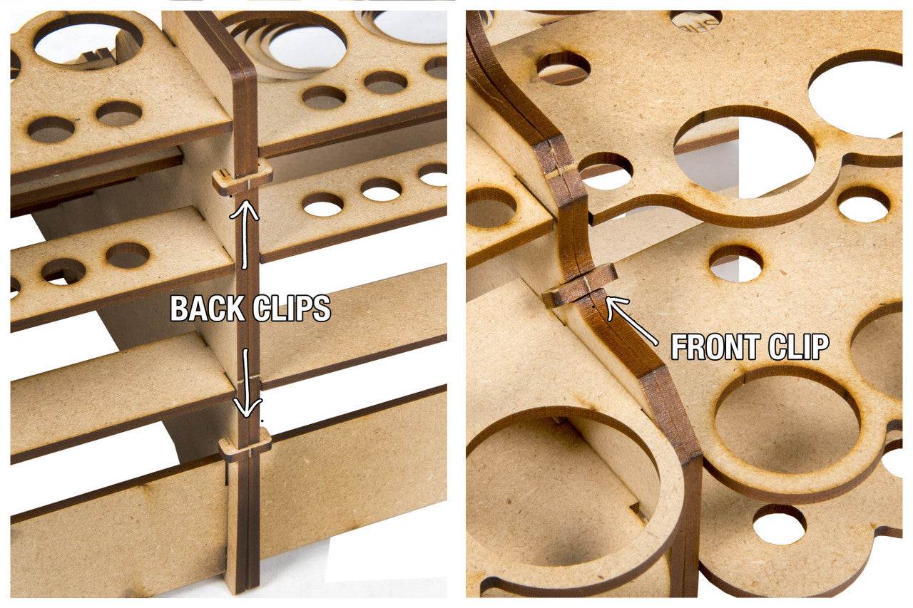 Modular Paint Rack - 26mm 90 Degree Angle - 