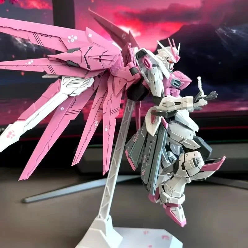 HG 1/144 ZGMF-X10A Freshman Freedom Mecha Assembly Model Action Figures Cherry Blossom