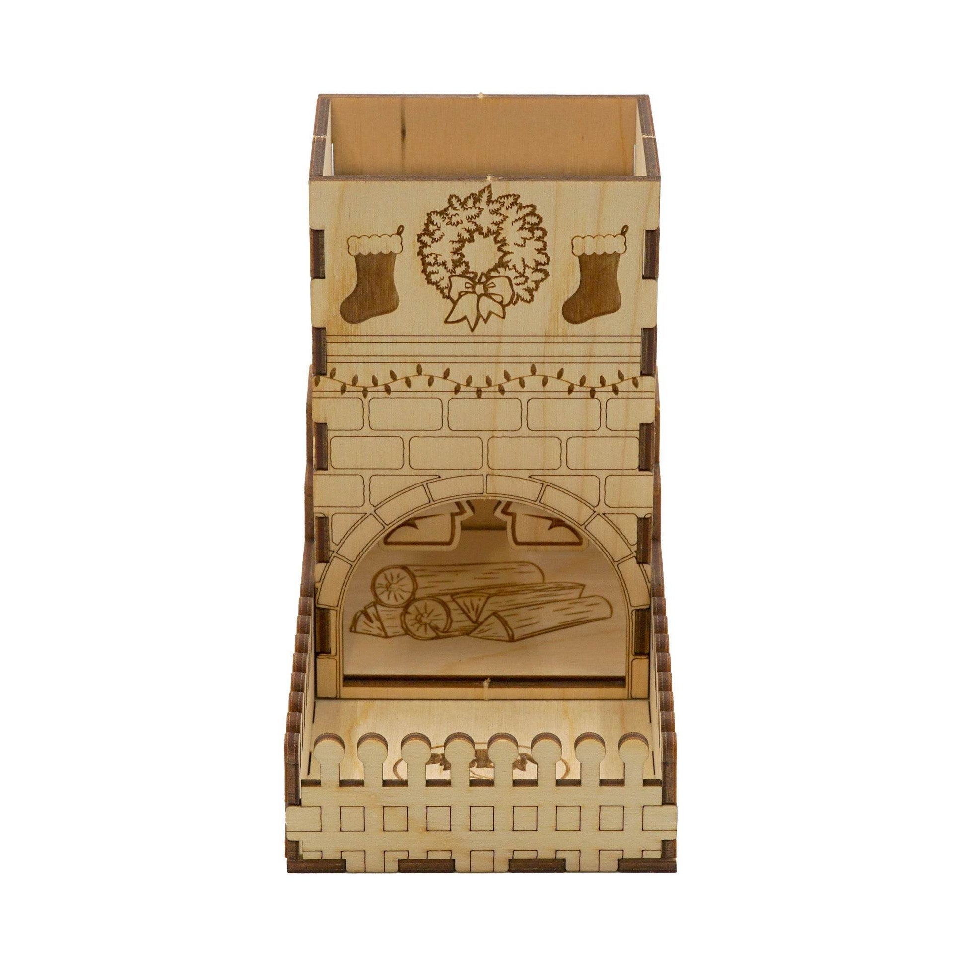 Holiday Dice Tower - Stuck Santa - 