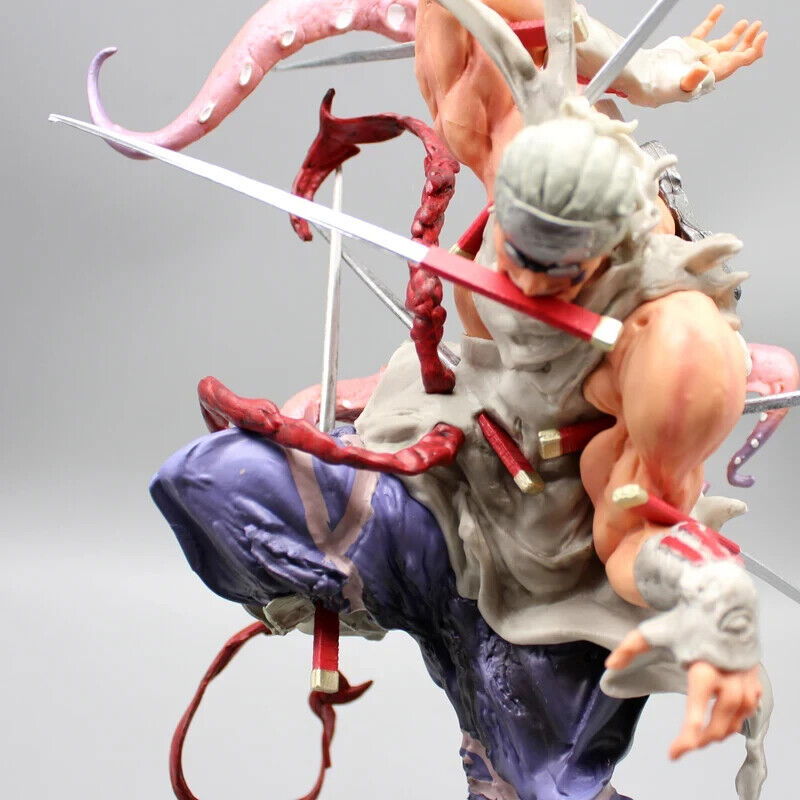 Hachibi Killer Bee Figure, Kumogakure Shinobi Eight Tailed Gyuki Naruto Figurine