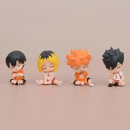Haikyu Chibi Kawaii Figurines, Hinata Tobio Tetsuro Kenma Anime Figures 2 in