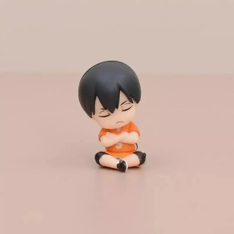 Haikyu Chibi Kawaii Figurines, Hinata Tobio Tetsuro Kenma Anime Figures 2 in