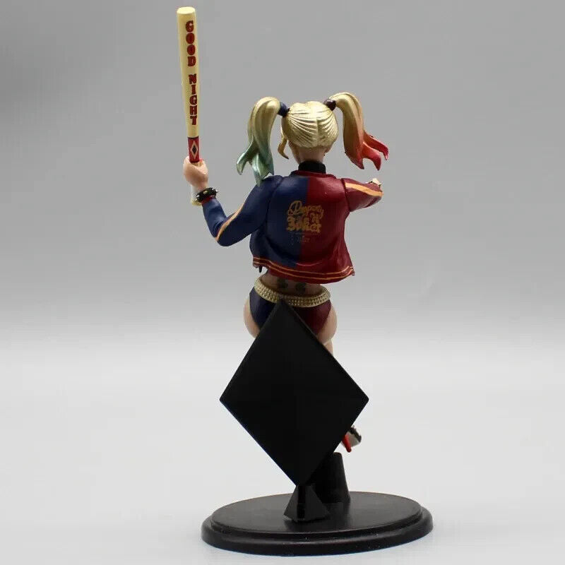 Harley Quinn Figure, Sexy Suicide Squad Joker Figurine, Marvel DC Gifts 4 in