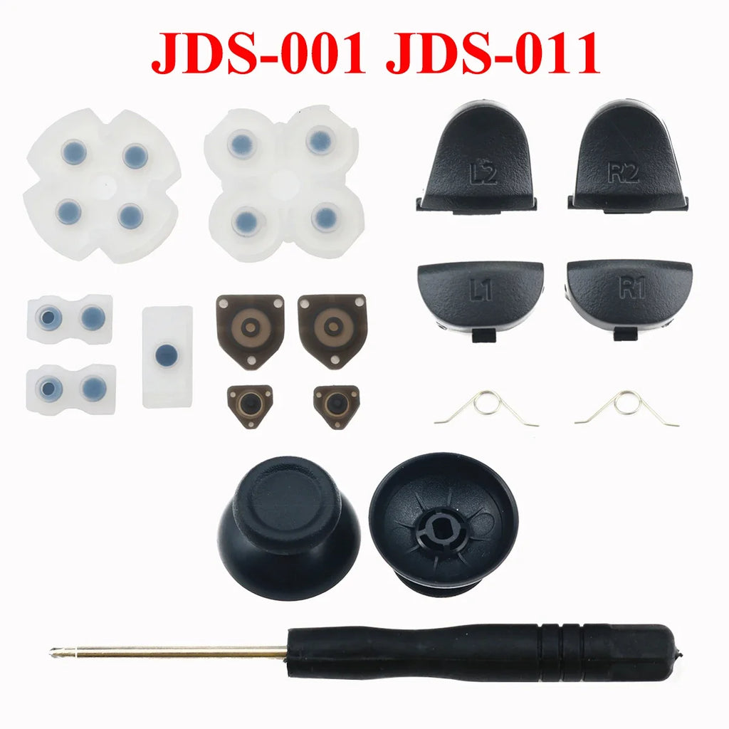 PS4 Trigger Button and Analog Stick Mod Kit | Compatible with JDS JDM 030 040 011 050 055 Controllers