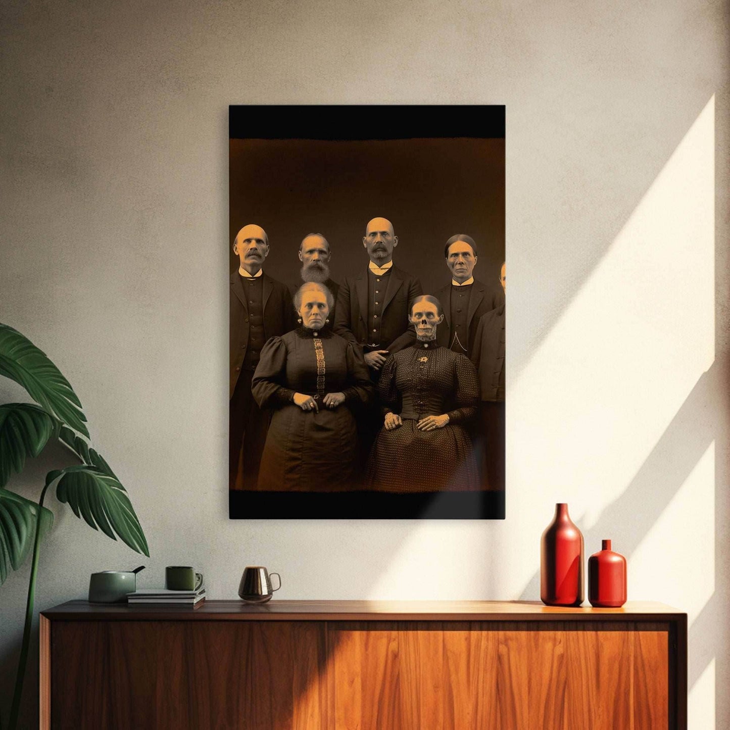 Halloween Wall Art, Spooky Room Decor, Horror Decor, Creepy Art, Ghost Art, Dark Fantasy, Canvas Print, Wall Art, Vertical Print, Room Decor - 8x12 Inches / Gallery Wrap Canvas - Ready To Hang