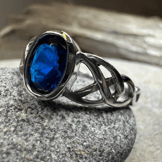 Andie Trinity Knot Ring - 4 / Pink Sapphire