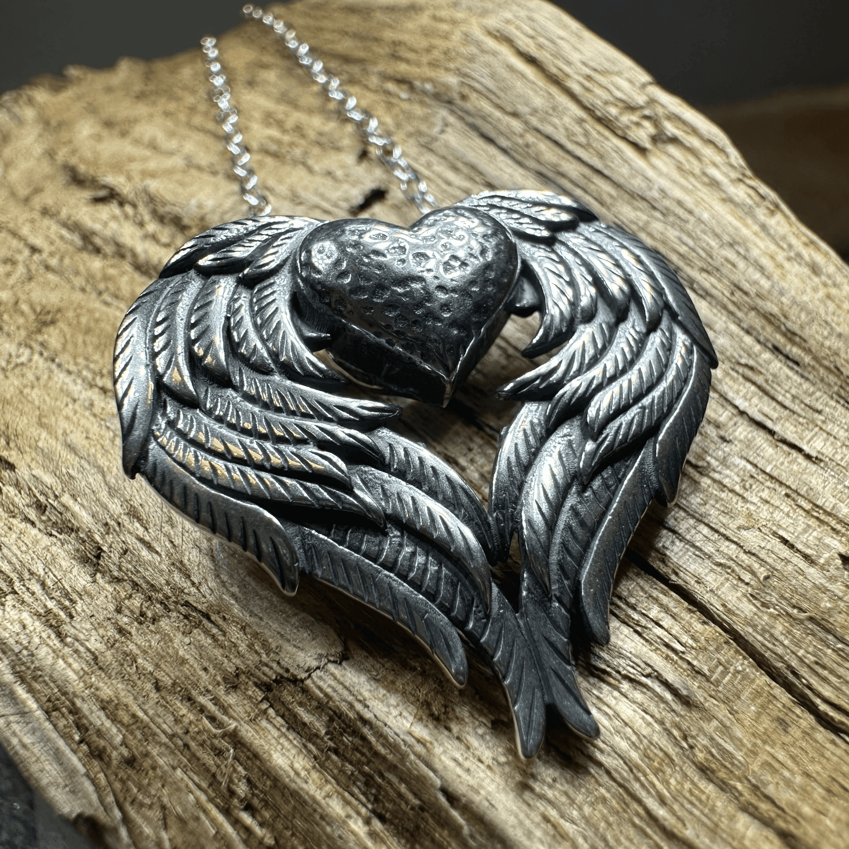 Seraphina Angel Wings Necklace - 18
