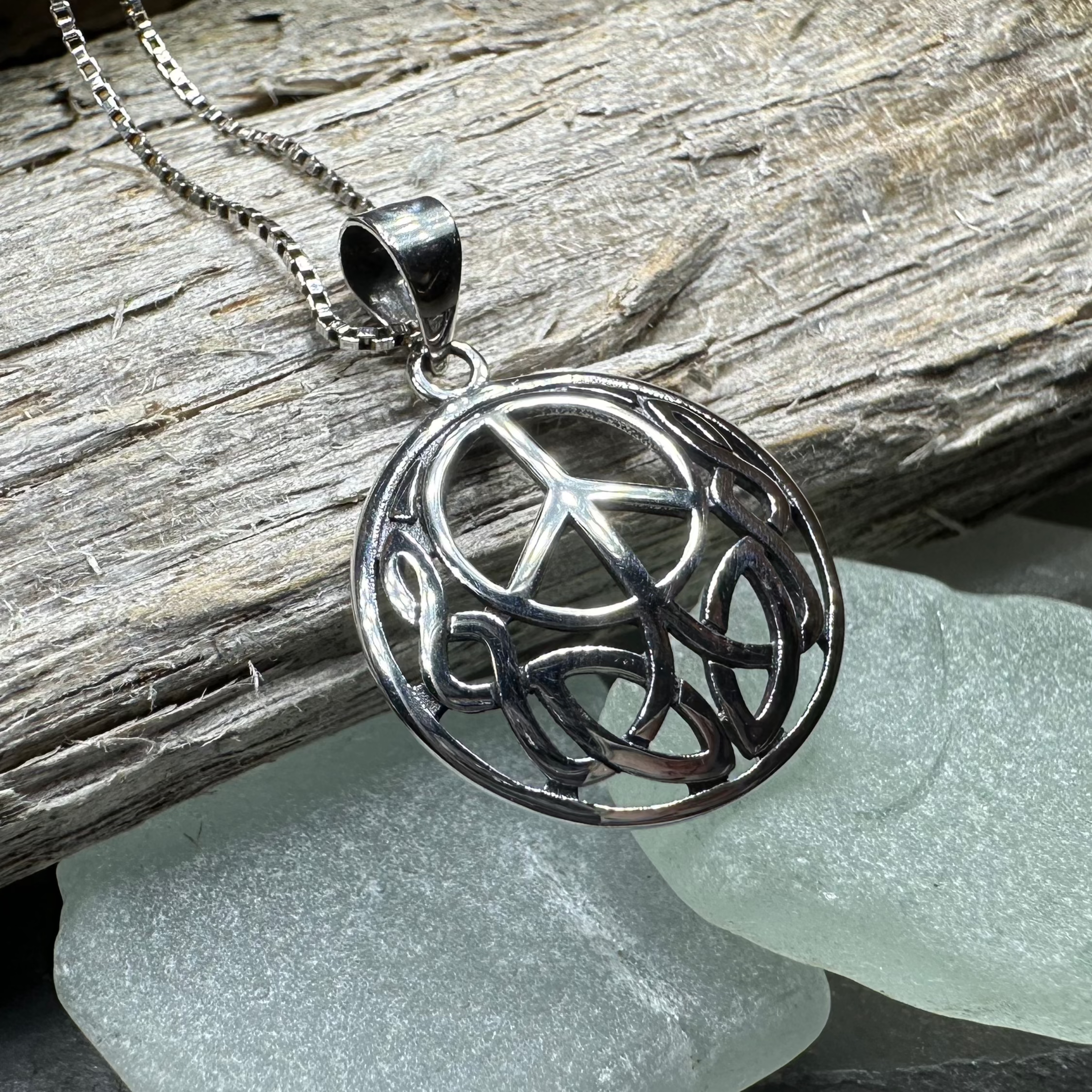 Peace Sign Necklace