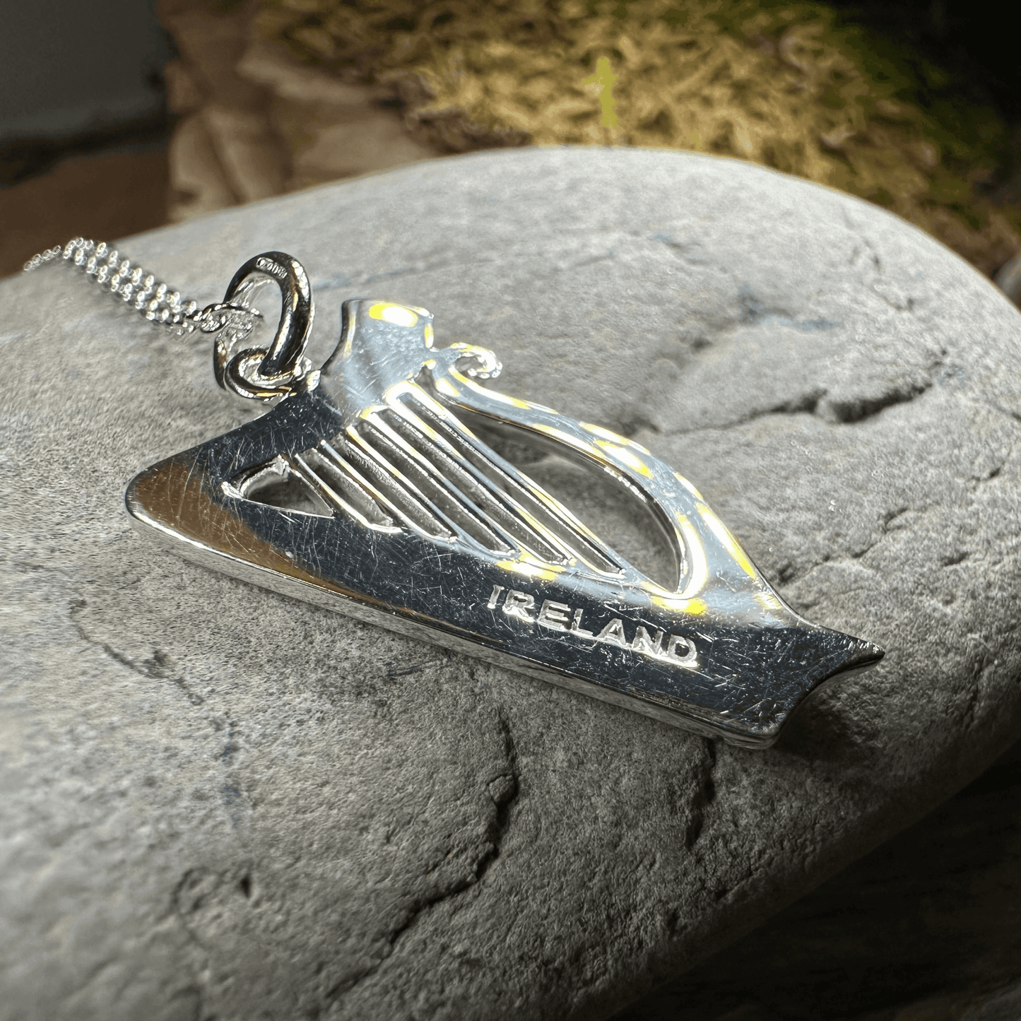 Alianna Irish Harp Necklace - 18
