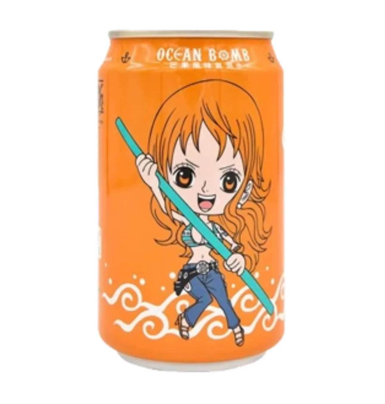 Ocean Bomb One Piece Sparkling Water Nami Mango Flavor (330ml) (Taiwan) - 