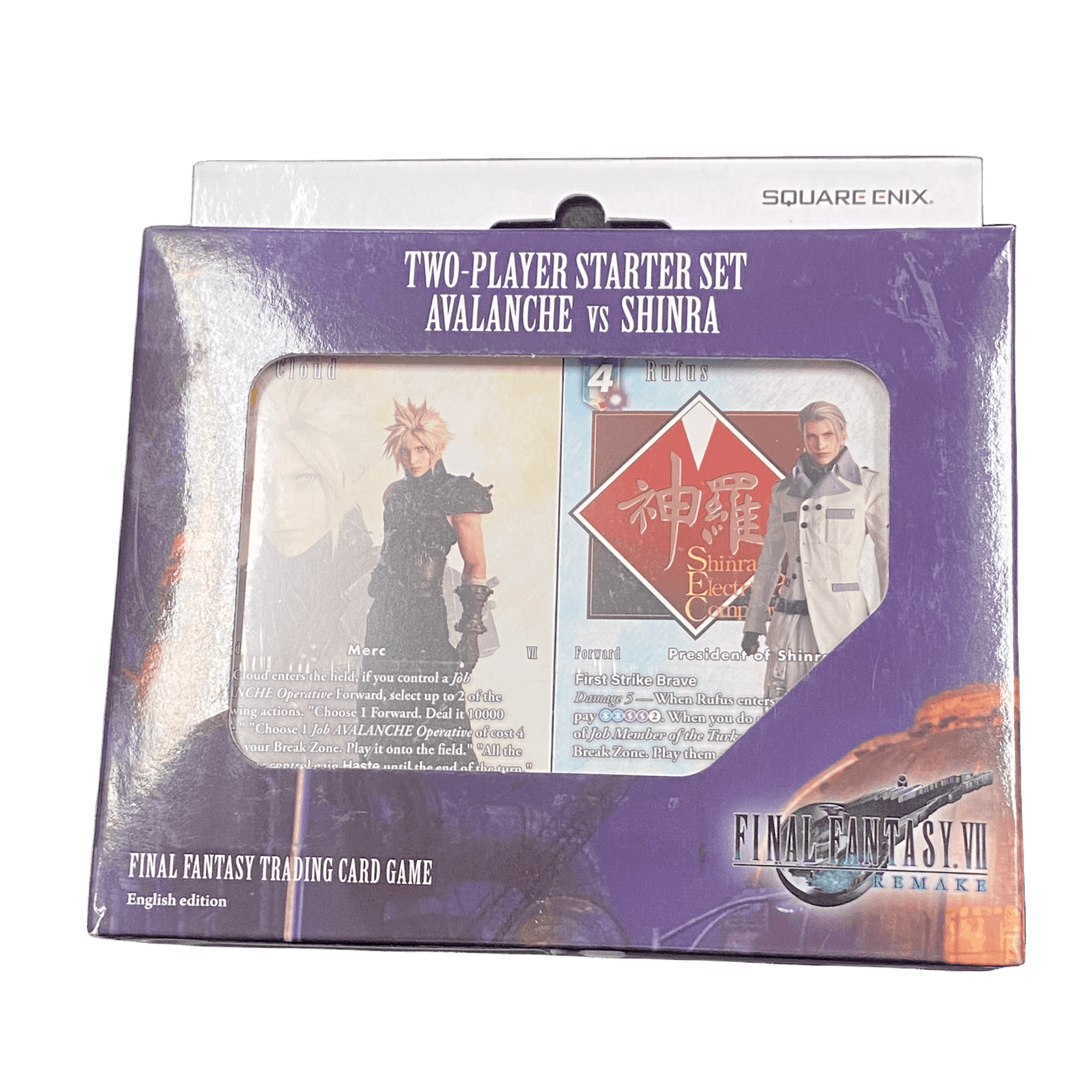 Two-Player Starter Set: Avalanche Vs. Shinra | FFTCG | New - 
