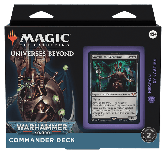 Universes Beyond Warhammer Single Commander Deck | MTG | New - Necron Dynasties