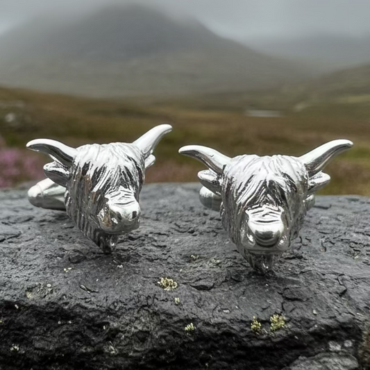 Wee Coo Highland Cow Earrings