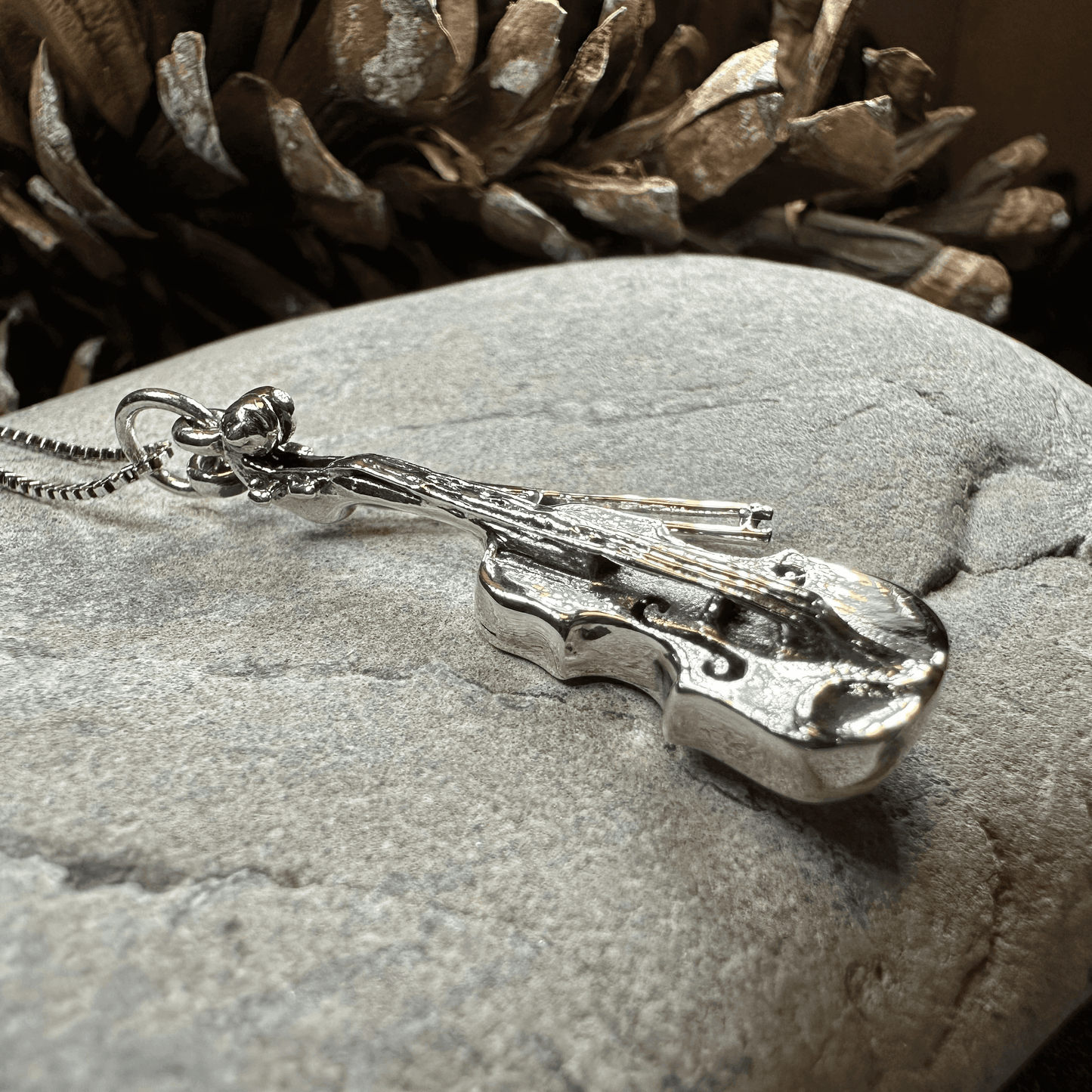 Irish Fiddle Celtic Necklace - 18