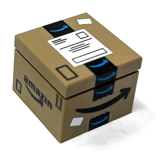 Amazin' Package / Shipping Box - Custom Printed made using LEGO parts - 