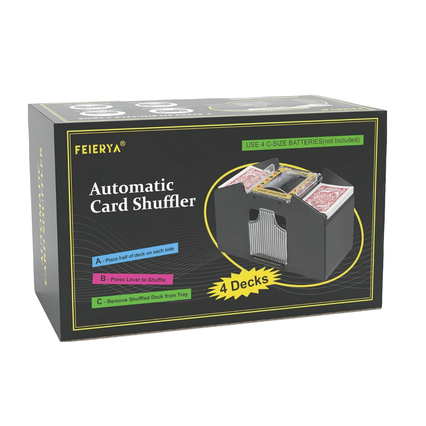 Automatic Card Shuffler 4-Deck | New