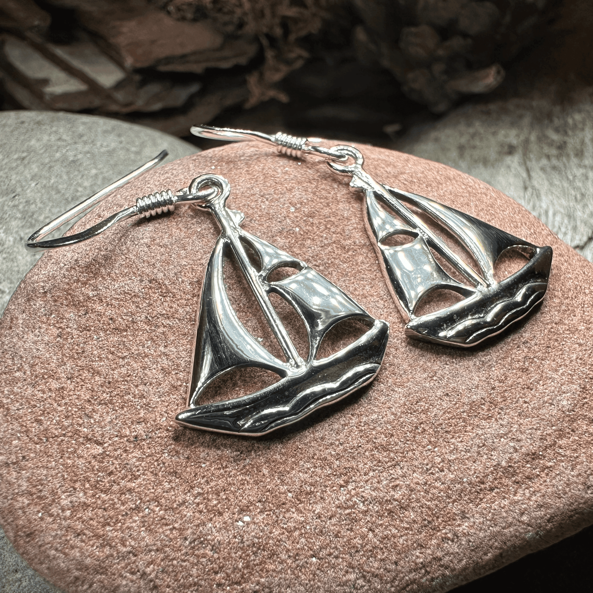 Fairwinds Ship Earrings - 18
