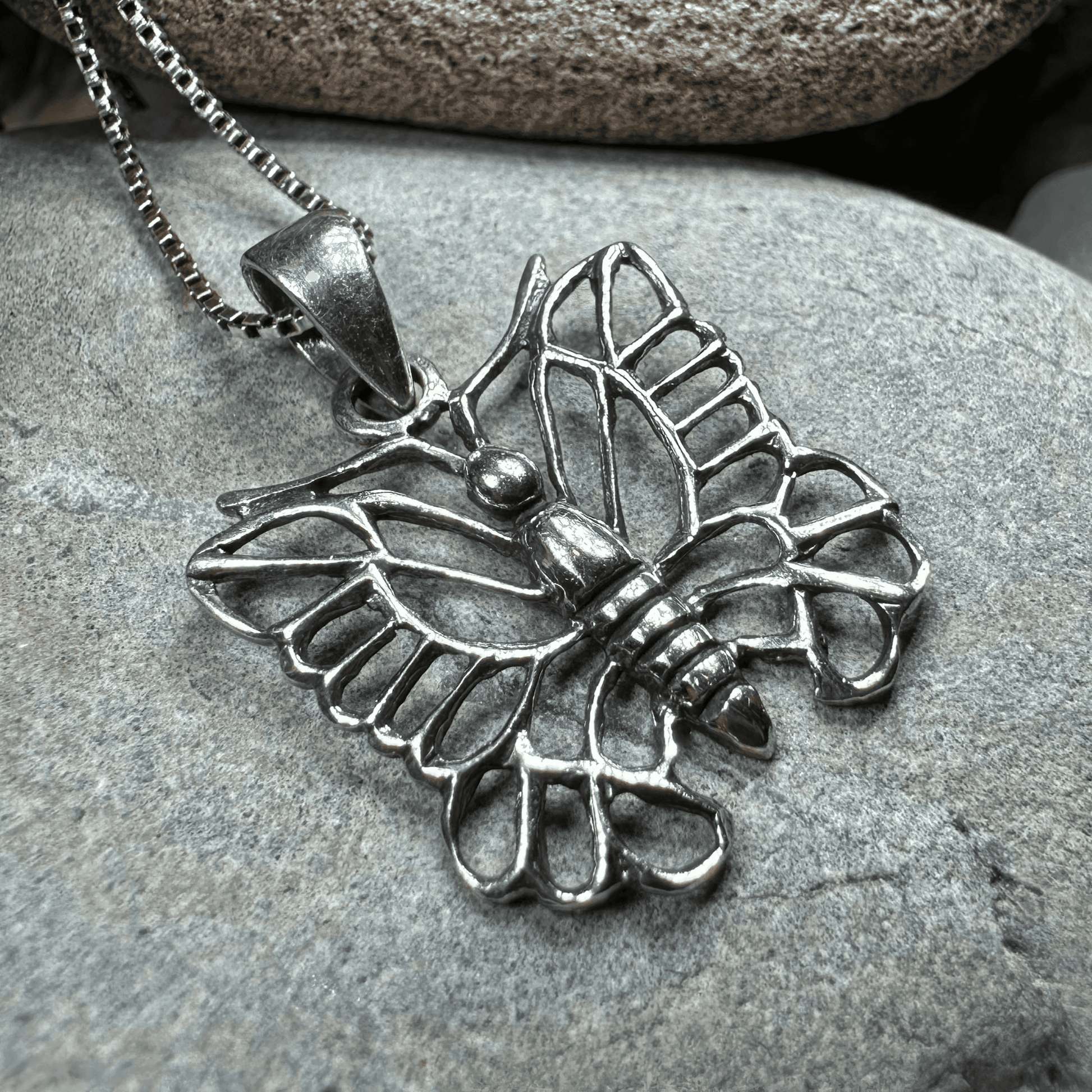 Blanca Butterfly Necklace - 18