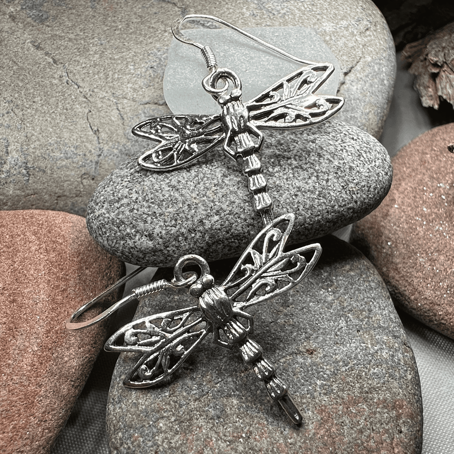 Dragonfly Drop Earrings - 