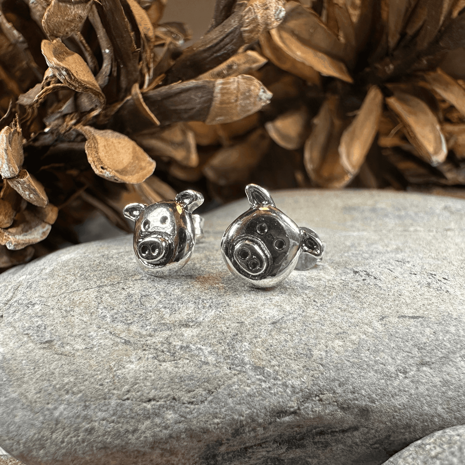 Little Piggy Stud Earrings - 