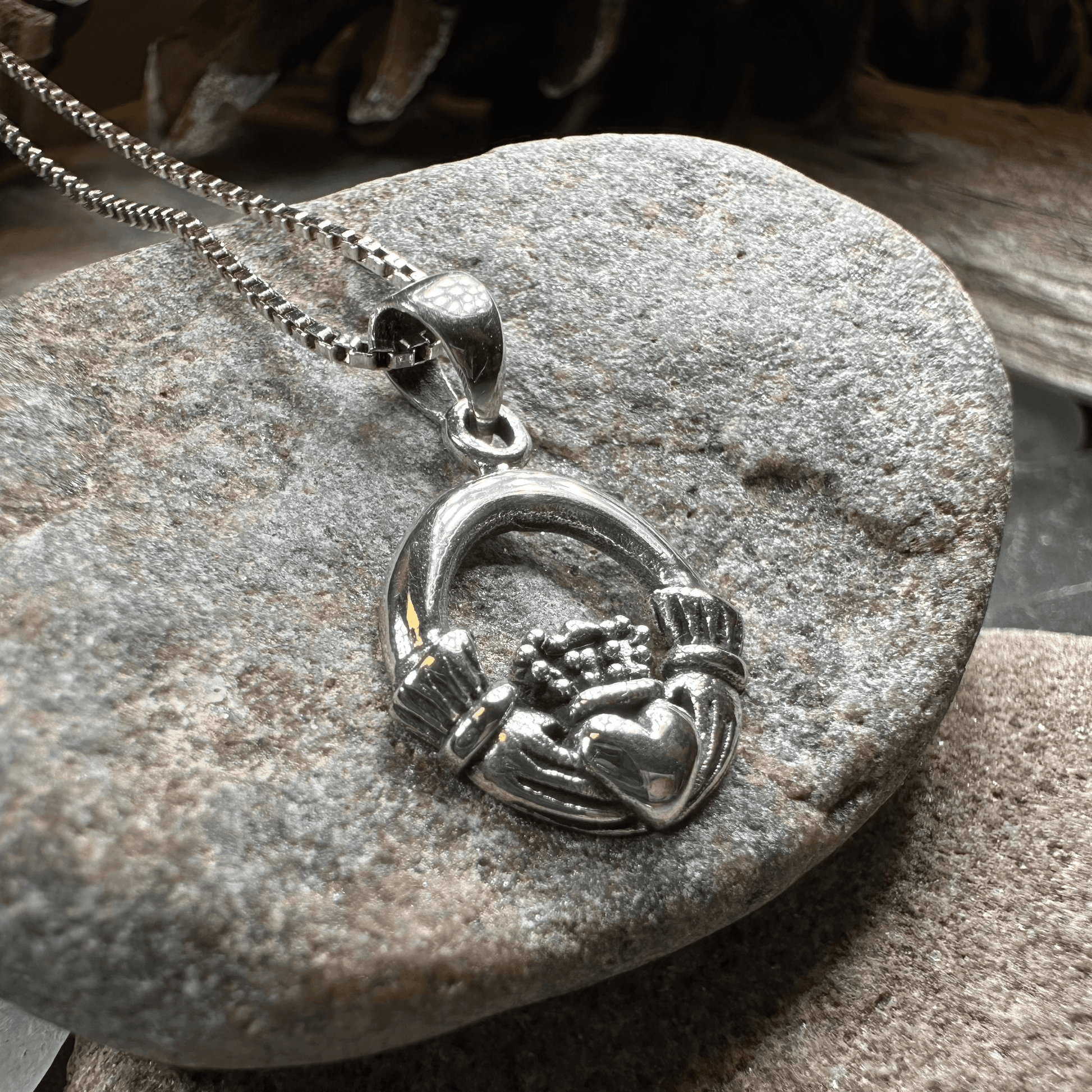 Petite Claddagh Necklace - 