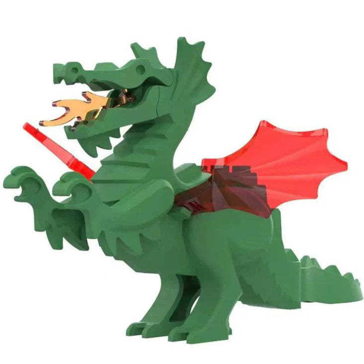 GREEN MEDIEVAL DRAGONS