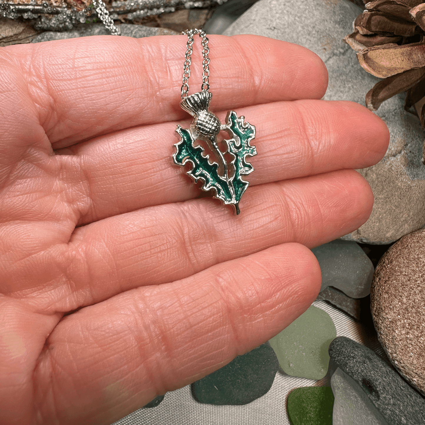 Annis Thistle Necklace - 