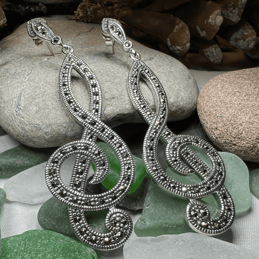 Prima Donna Music Note Earrings - 