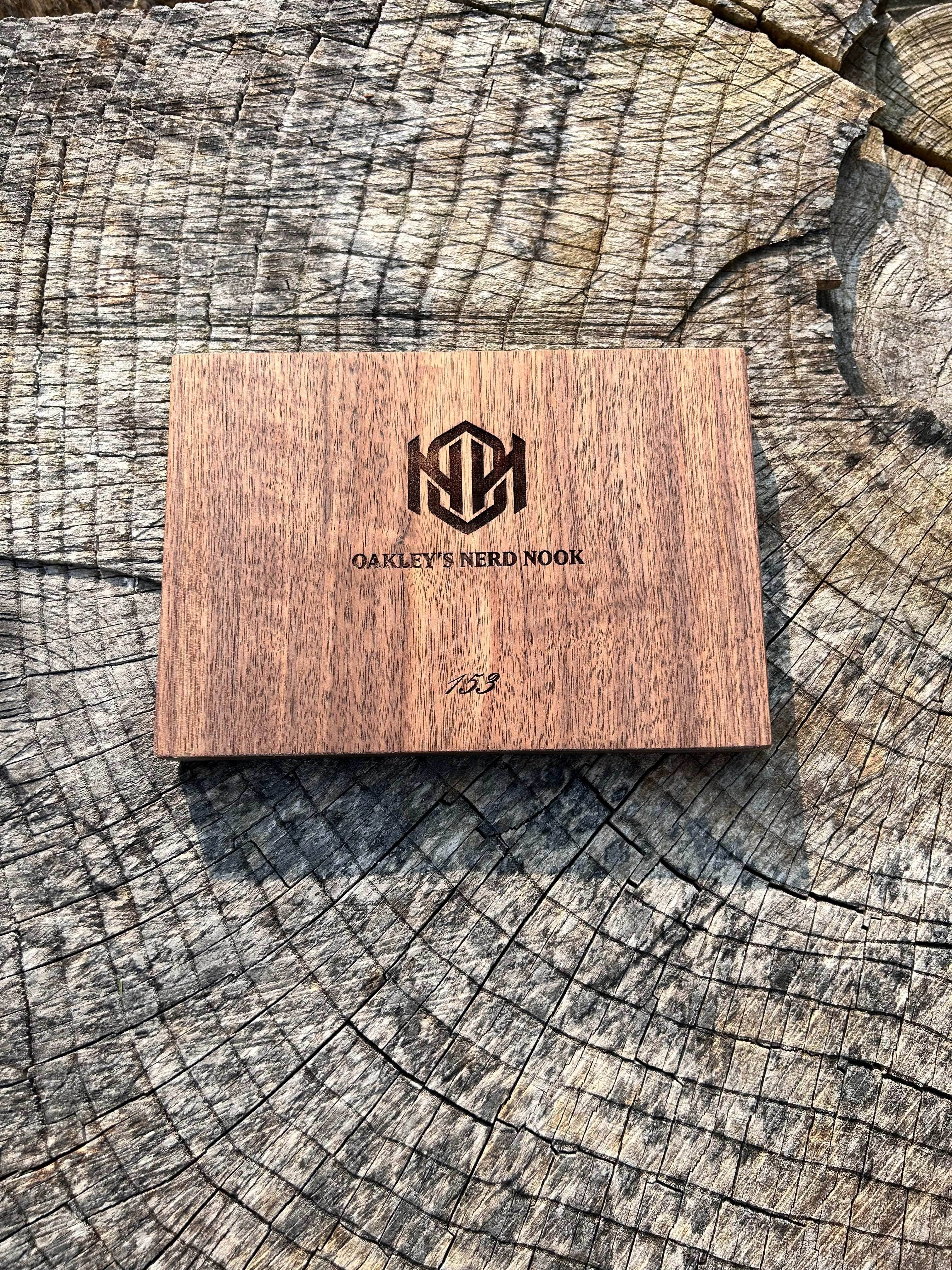 MTG Wooden Commander Station - Walnut