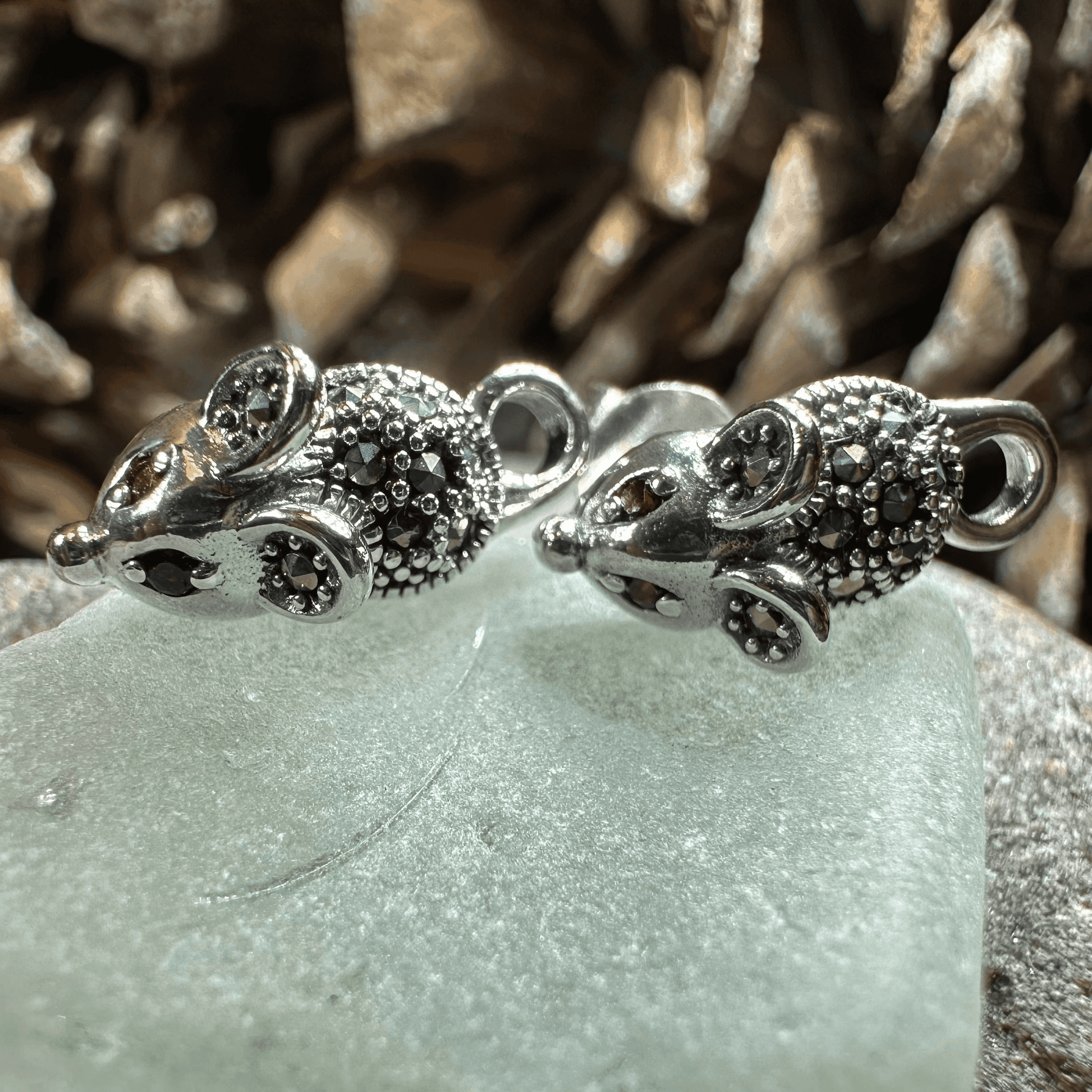 Sweet Little Mouse Post Earrings - 
