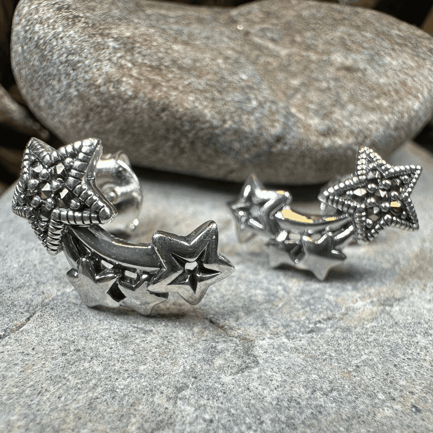 Garbo Shooting Star Post Earrings - 
