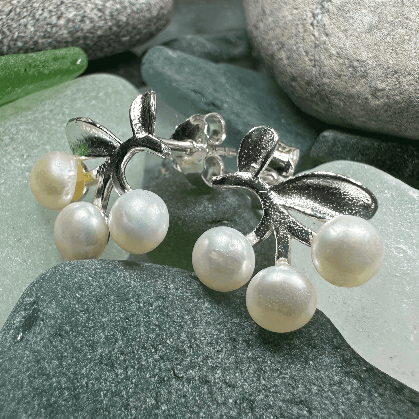Pearl Bayberry Earrings - 