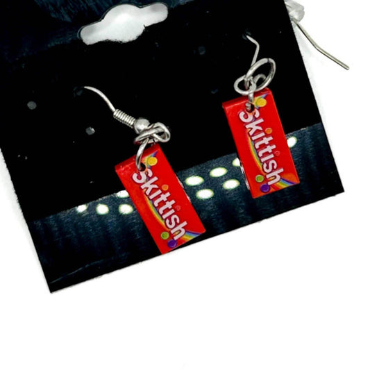 Skittish Candy Earrings made from LEGO Bricks - B3 Customs - 