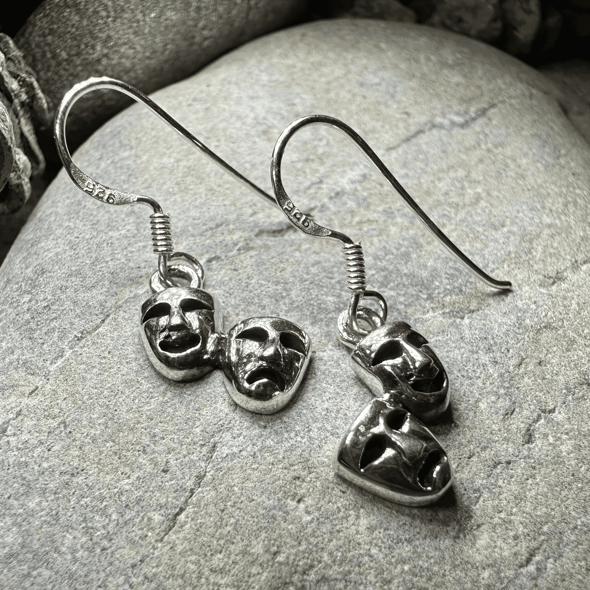Theater Mask Earrings - 
