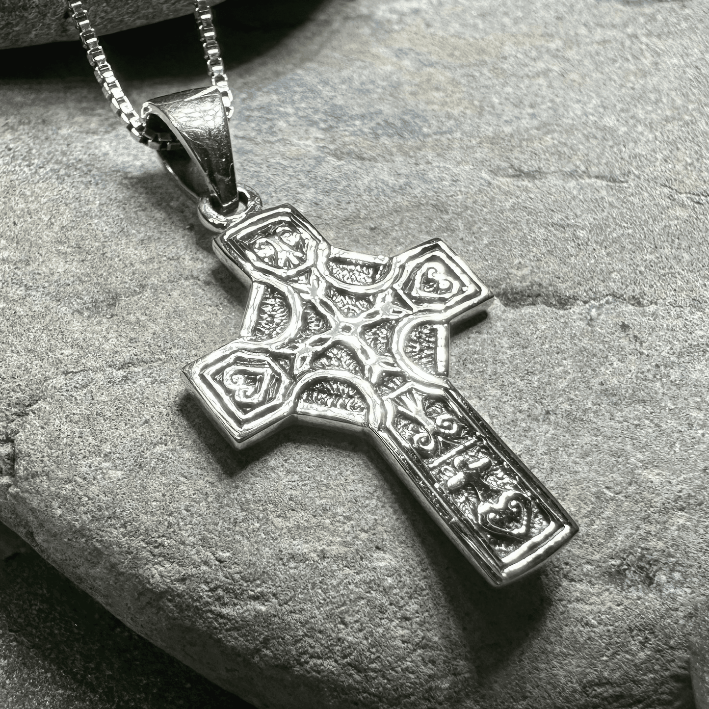 Celtic Blessing Celtic Cross Necklace - 18