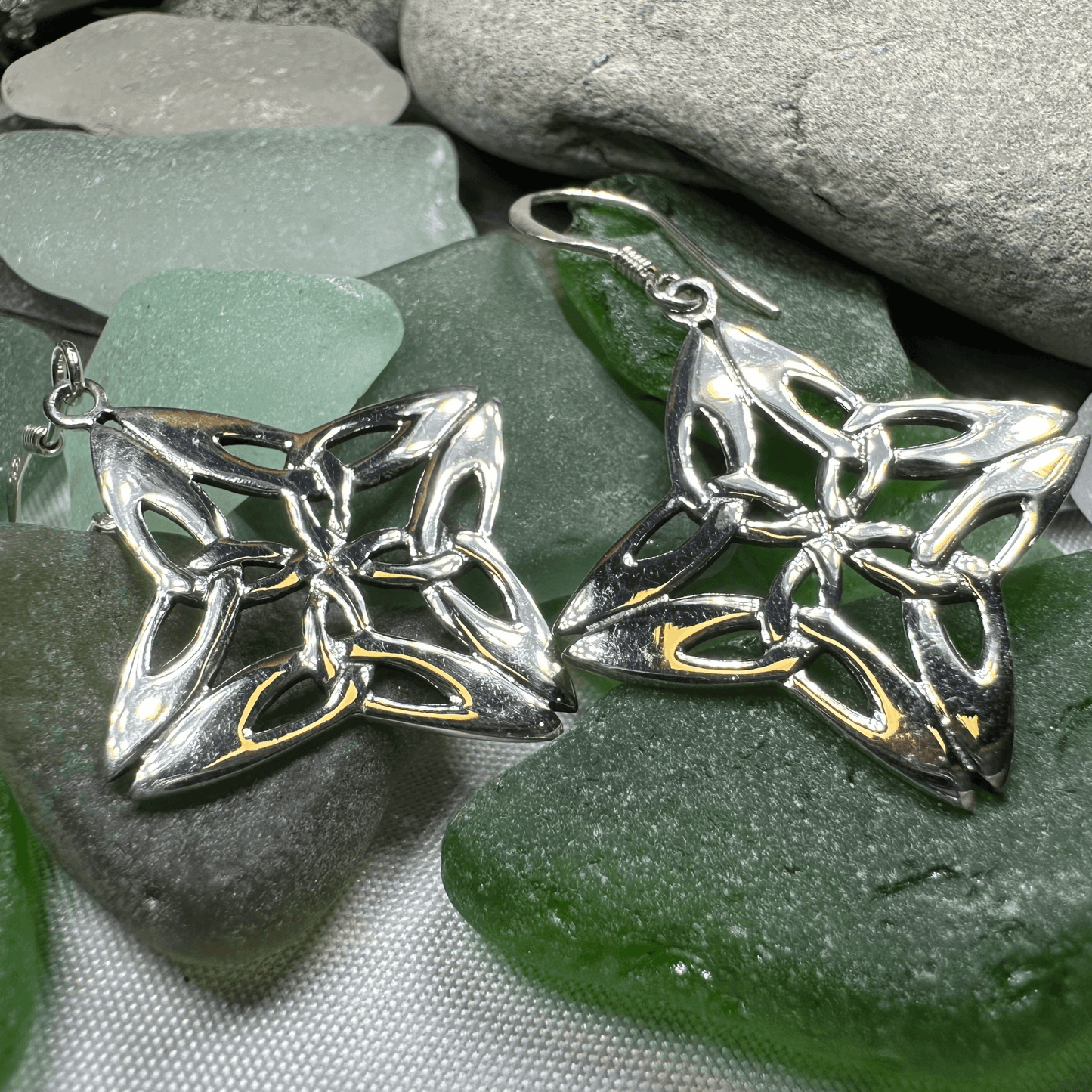 Nymah Trinity Knot Earrings - 