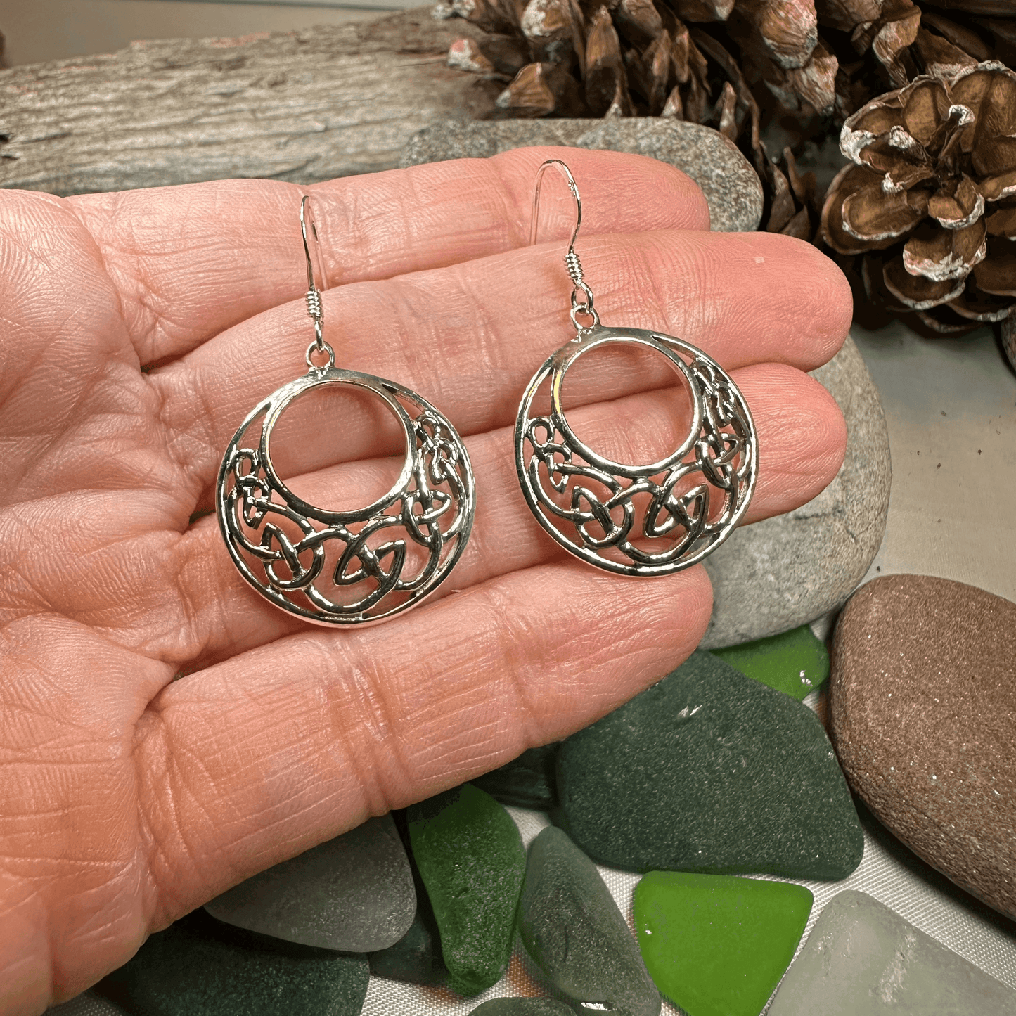 Evanora Celtic Knot Earrings - 
