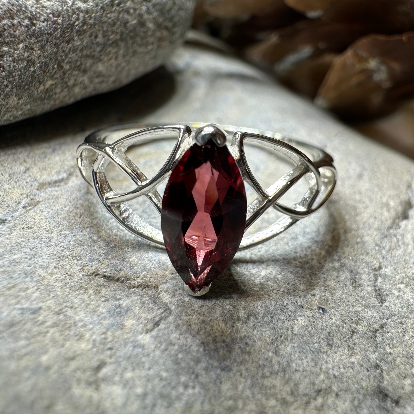 Millicent Celtic Trinity Knot Ring