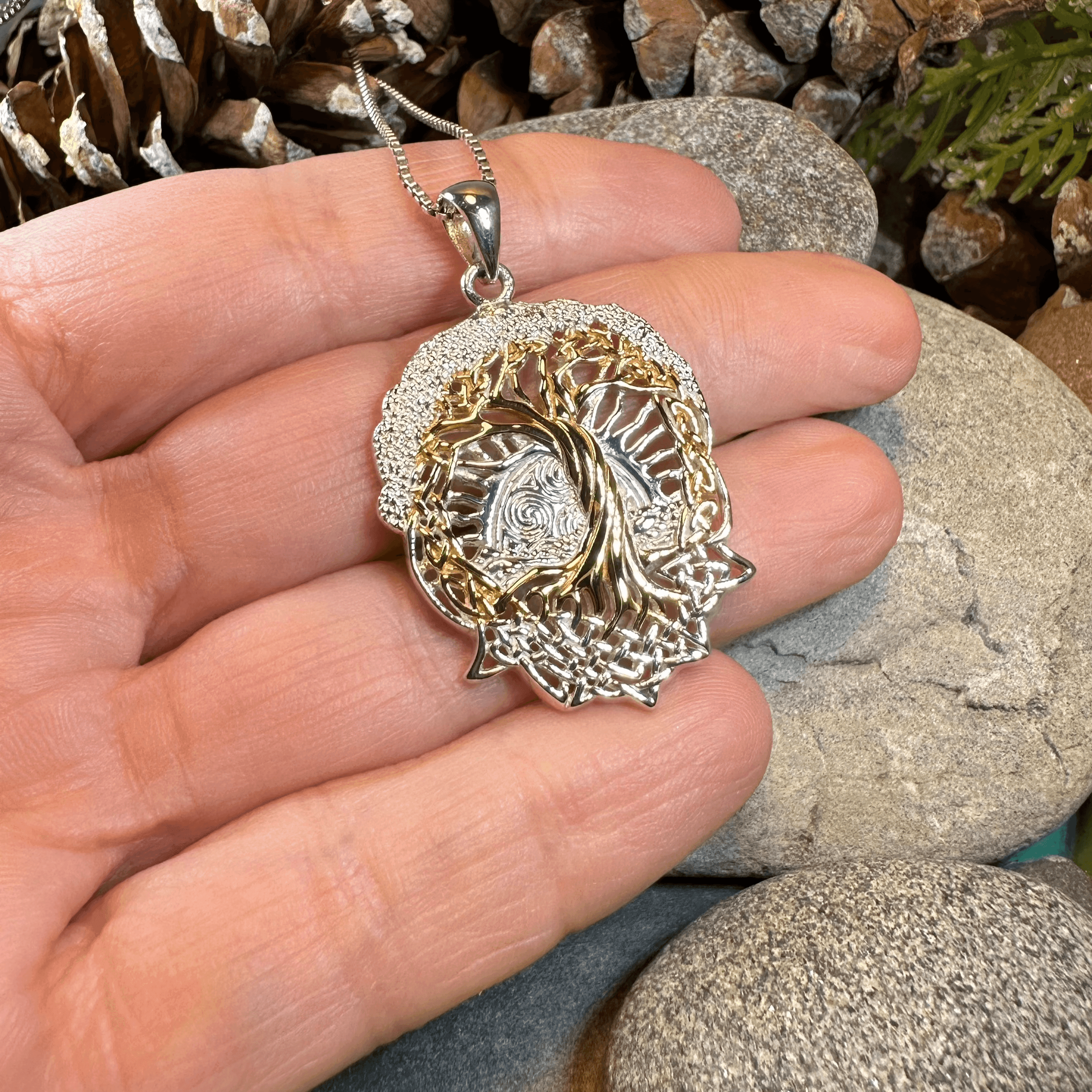 Celtic Dawn Tree of Life Necklace - 18