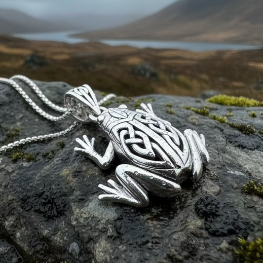 Celtic Frog Necklace