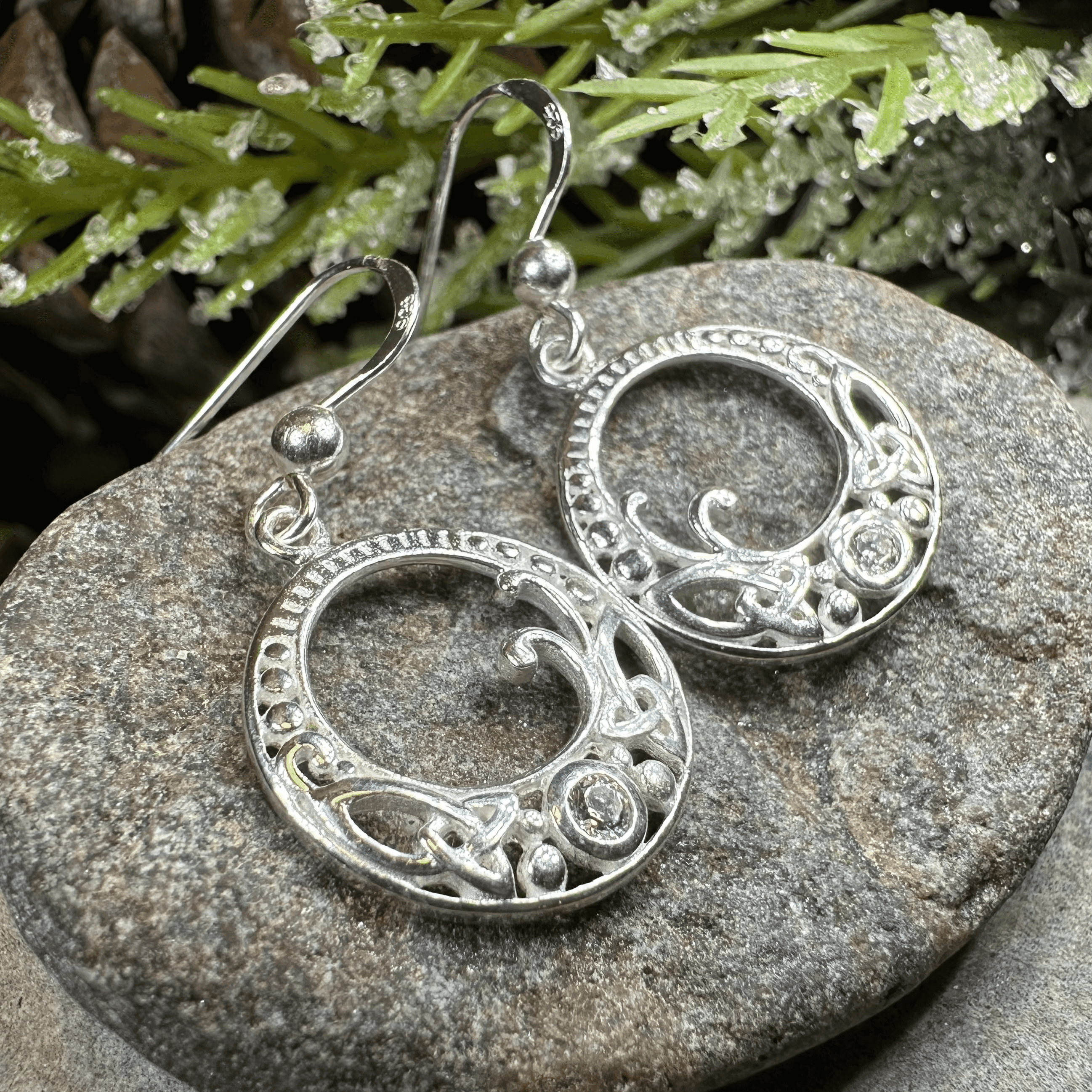 Zia Trinity Knot Earrings - 