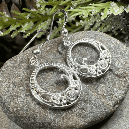 Zia Trinity Knot Earrings - 