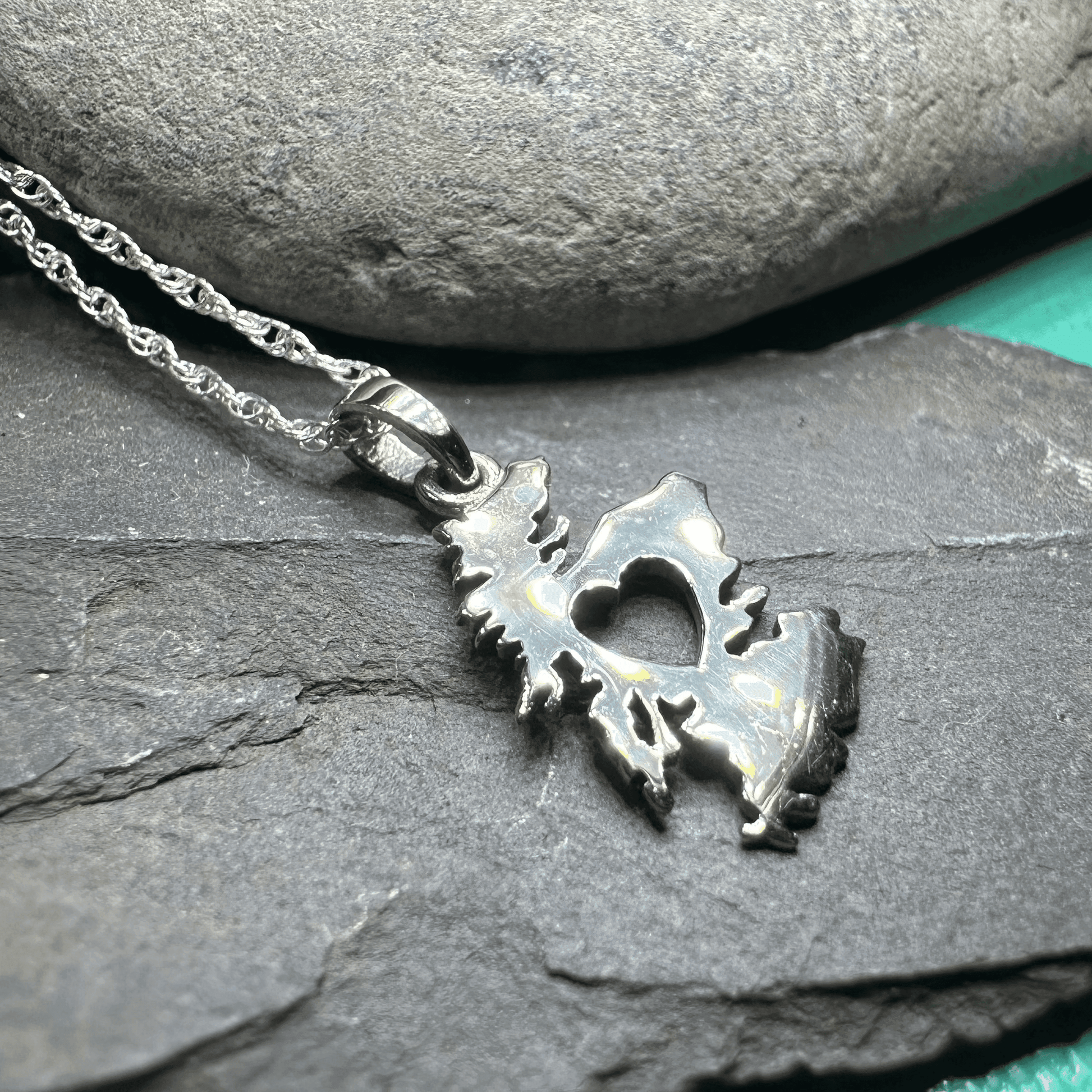 Scotland Map Necklace - 