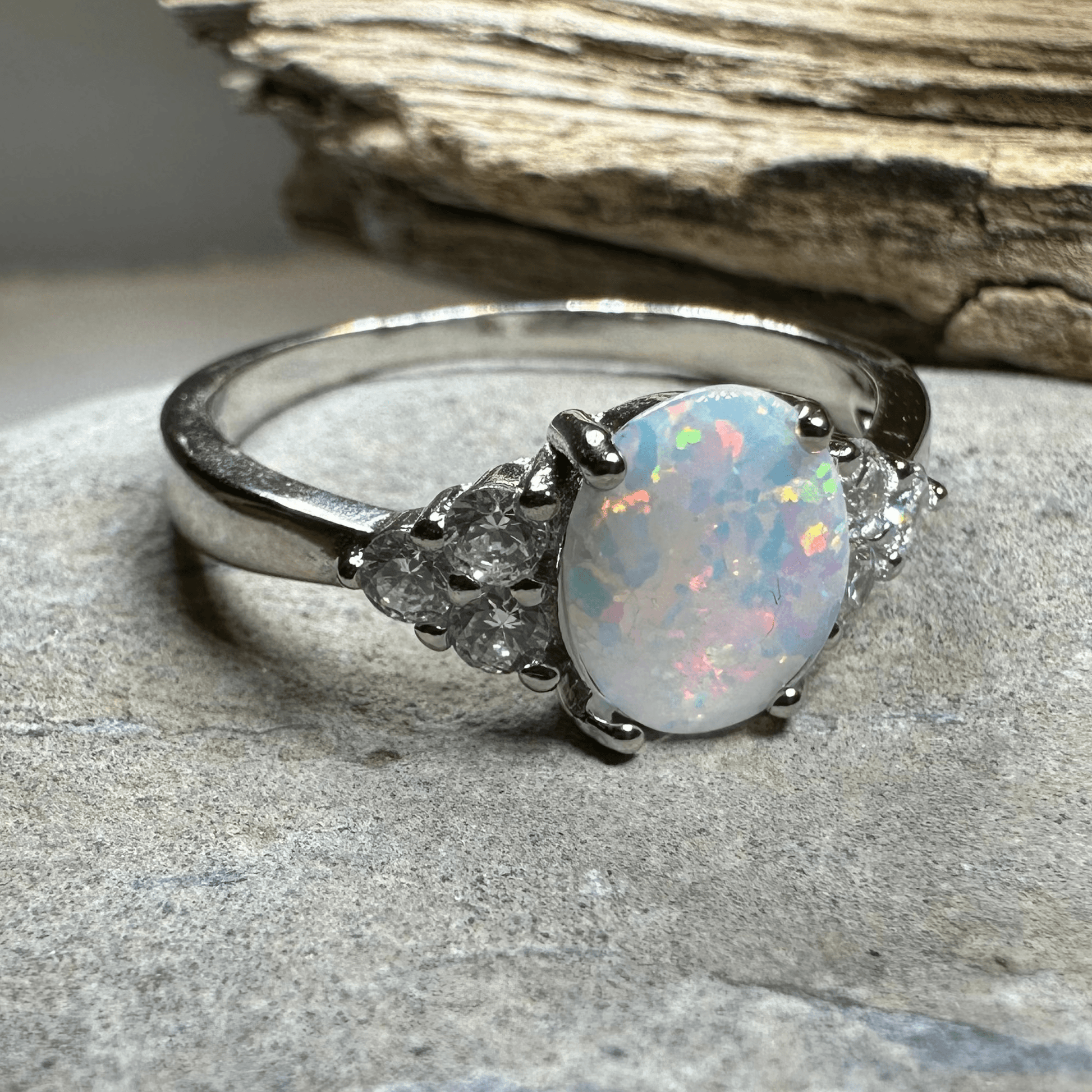 Katerina Opal Celtic Ring - 4