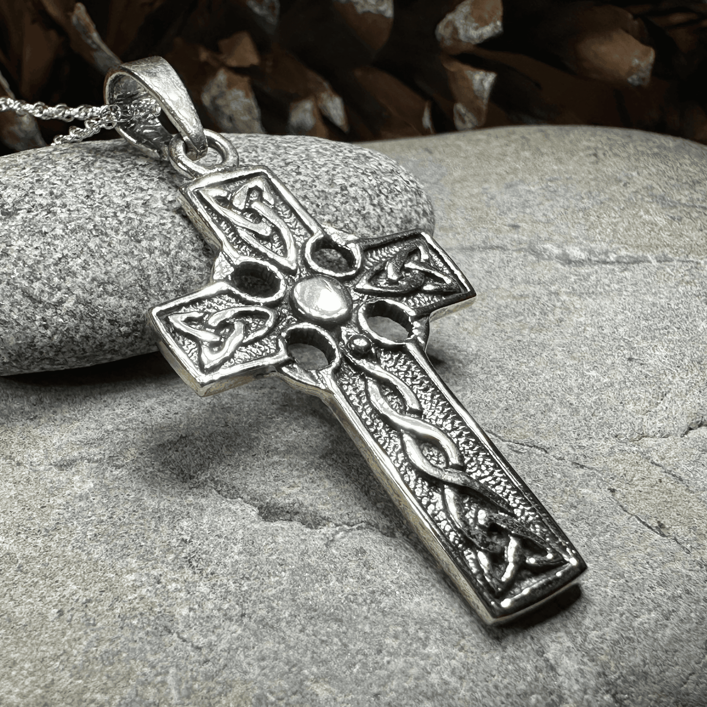 Liam Celtic Cross Necklace - 18