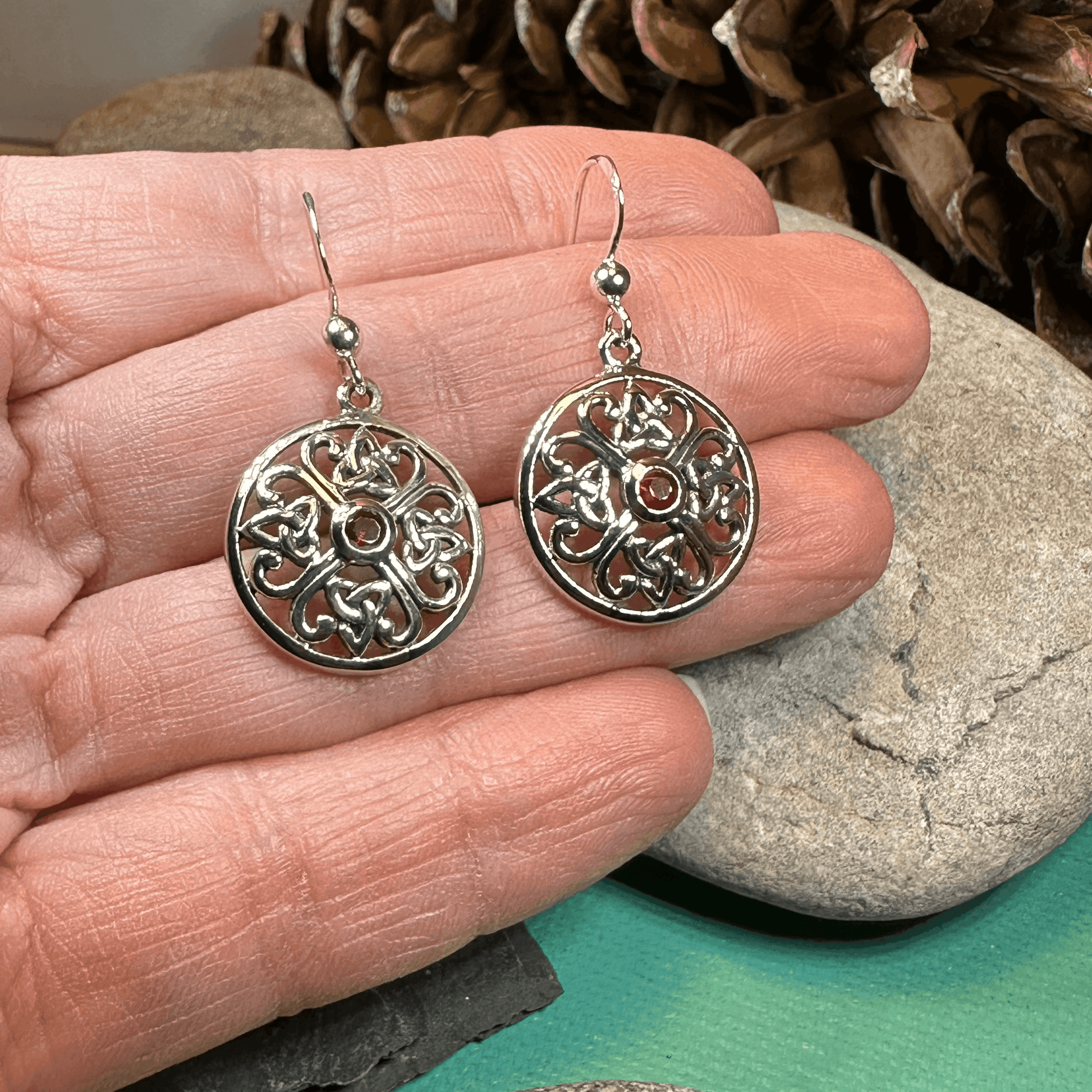 Ariadne Trinity Knot Earrings - 